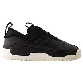 Y3 Baskets Rivalry - Y-3 - Cuir - Noir/Blanc Noir