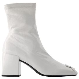 Botines Heritage Vinilo - Courreges - Piel - Blanco Sucio Blanco