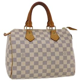 Louis Vuitton-Louis Vuitton Damier Azur Speedy 25 Hand Bag N41534 Auth LV 48832-Autre