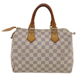 Louis Vuitton-Louis Vuitton Damier Azur Speedy 25 Handtasche N.41534 LV Auth 48832-Andere