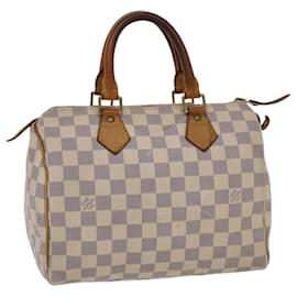 Louis Vuitton-Louis Vuitton Damier Azur Speedy 25 Hand Bag N41534 LV Auth 49015-Other