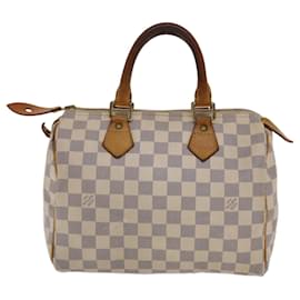 Louis Vuitton-Louis Vuitton Damier Azur Speedy 25 Handtasche N.41534 LV Auth 49015-Andere