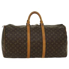 Louis Vuitton-Louis Vuitton-Monogramm Keepall 55 Boston Bag M.41424 LV Auth 48429-Monogramm