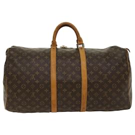 Louis Vuitton-Louis Vuitton-Monogramm Keepall 55 Boston Bag M.41424 LV Auth 48429-Monogramm