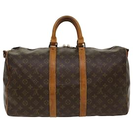 Louis Vuitton-Louis Vuitton Monogram Keepall Bandouliere 45 Boston Bag M.41418 LV Auth 48635-Monogramm