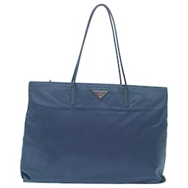 Prada-Sacola PRADA Nylon Light Blue Auth 49034-Azul claro