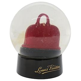 Louis Vuitton-LOUIS VUITTON Snow Globe Alma VIP Limited Trasparente Rosso LV Auth 48785-Rosso,Altro