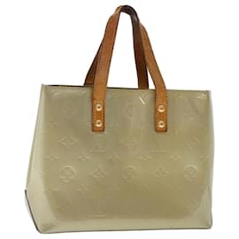 Louis Vuitton-LOUIS VUITTON Monogram Vernis Reade PM Hand Bag Gris M91145 LV Auth 49000-Other