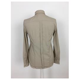 Burberry-Camicia stile uniforme Burberry-Beige