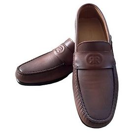 Mocassins Cerruti 1881 em couro marrom Marrom