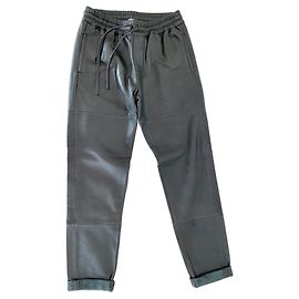 Zadig & Voltaire schwarze Lederhose Zadig et Voltaire Schwarz