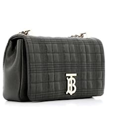 Burberry-Burberry Lola shoulder bag Leather Black and silver-Black