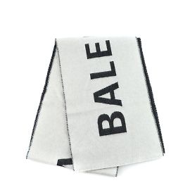 BALENCIAGA Sciarpe T.  WOOL Bianco