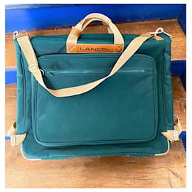 Lancel-Lancel - Clothes Rack Cover / Costumes - Vintage travel bag suitcase-Dark green