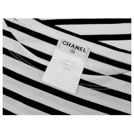 Chanel-Oberteile-Schwarz,Weiß