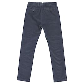 Loro Piana-Loro Piana Hidalgo Ankle Jeans aus marineblauem Baumwolldenim-Blau,Marineblau