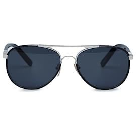 Louis Vuitton Sunglasses (Men's Pre-owned Black & Gold Aviator Sun Glasses,  LV France)Tap the link…