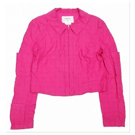Chanel Pink Matelasse Jacket Pink