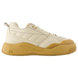 haut bas 1509 Baskets - AMI Paris - Cuir - Blanc Blanc