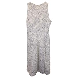 Nina Ricci-Vestido floral sem mangas Nina Ricci em renda de algodão branco-Branco
