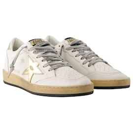 Golden Goose Deluxe Brand-Ballstar Sneakers – Golden Goose – Leder – Weiß-Weiß