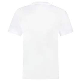 Autre Marque-Camiseta Regular Caligrafia - Maison Kitsune - Algodão - Branco-Branco