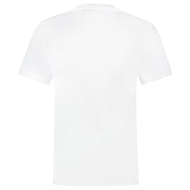 Autre Marque-Handwriting Regular T-Shirt - Maison Kitsune - Cotton - White-White