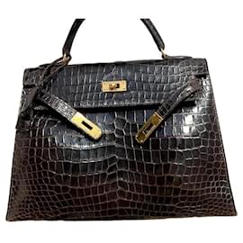 Hermes [26] Ecru/Beige/Gold Swift SANGLE CAVALE 25 MM AG Bag Strap