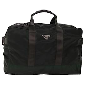 Prada-PRADA Boston Bag Nylon Green Auth ar9930-Green
