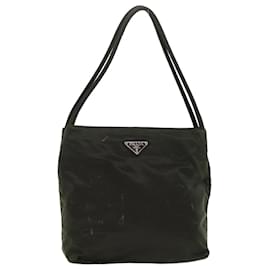 Prada-PRADA Tote Bag Nylon Green Auth 49024-Green