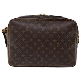 Louis Vuitton-LOUIS VUITTON Monogramm Reporter GM Umhängetasche M45252 LV Auth 48420-Monogramm