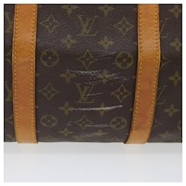 Louis Vuitton-Louis Vuitton Monogram Keepall 55 Boston Bag M41424 LV Auth 48430-Monogram