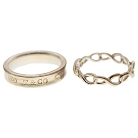 Autre Marque-Tiffany & Co. Ring 2Set Silber Auth am4786-Silber