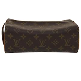 Louis Vuitton-LOUIS VUITTON Monogram Trousse Patte Pression Cosmetic Pouch M47636 auth 48915-Monogram