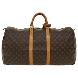 Louis Vuitton-Louis Vuitton-Monogramm Keepall 55 Boston Bag M.41424 LV Auth 48838-Monogramm