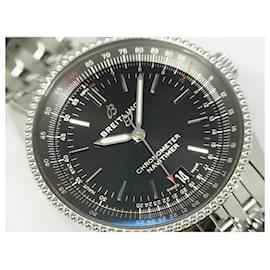 Breitling-BREITLING Navitimer Automatic 38 black Ref.a17325241b1a1(a17325) Mens-Silvery