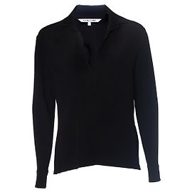Helmut Lang, schwarze Bluse Schwarz