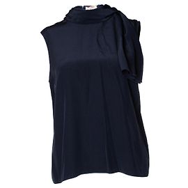 Autre Marque Roksanda, Top blu effetto sciarpa Blu