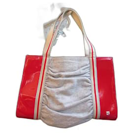 Karine Arabian-Handbags-Red,Grey