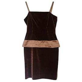 Yves Saint Laurent-Yves Saint Laurent dress-Brown