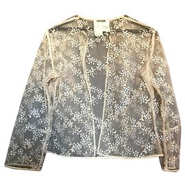 Max Mara Sport Max Tulle Top Beige Beige