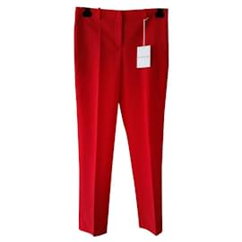 Givenchy-GIVENCHY WOOL PANTS-Red