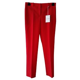 GIVENCHY PANTALONI IN LANA Rosso
