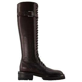 Botas Lijsbet - Ann Demeulemeester - Cuero - Burdeos Roja Burdeos