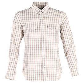 Camisa Tom Ford Slim-Fit Gingham Western em algodão bege Outro