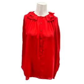 Laurence Bras-LAURENCE BRAS Top T.fr 36 Viscosa-Rosso