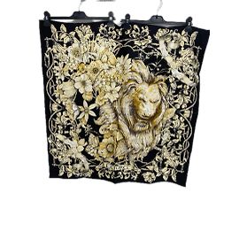 CHRISTIAN DIOR Sciarpe T.  silk Nero