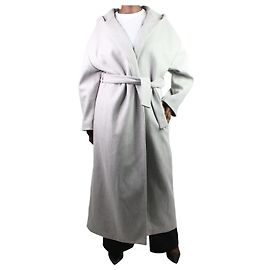 Joseph Abrigo gris con capucha y cinturón - talla UK 10 Gris
