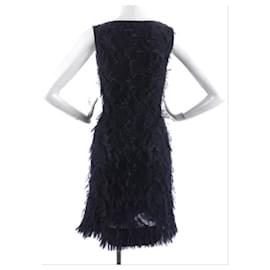 Uniformes Louis Vuitton Label cuero negro, bomba de arco frontal para mujer  talla 38 1/2 M