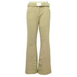 Prada-PRADA SKI PANTS 22b489 T 42 IT 38 FR M NYLON BEIGE TROUSERS-Beige